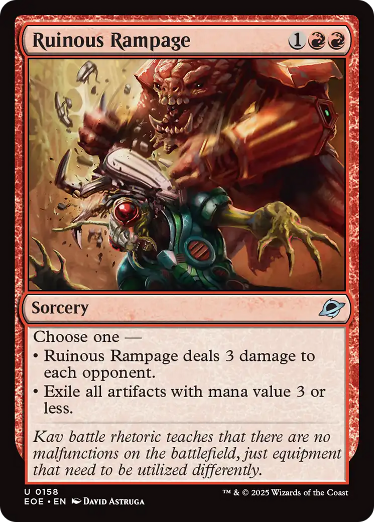 Ruinous Rampage [Edge of Eternities] | Chromatic Games