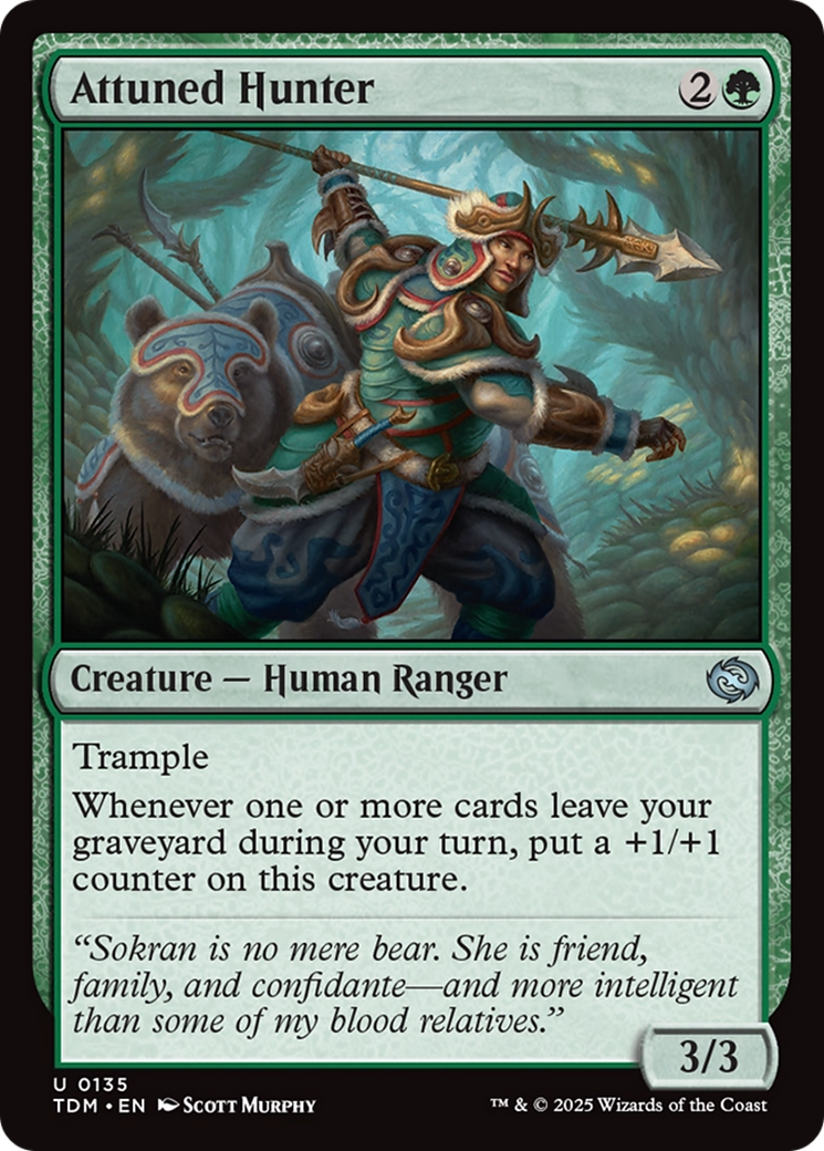 Attuned Hunter [Tarkir: Dragonstorm] | Chromatic Games