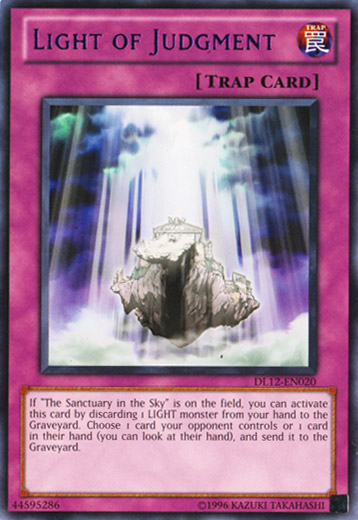 Light of Judgment (Purple) [DL12-EN020] Rare | Chromatic Games