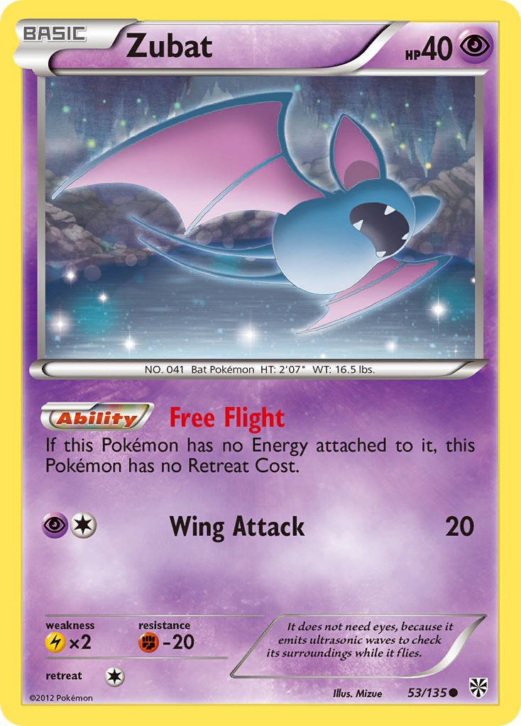 Zubat (53/135) [Black & White: Plasma Storm] | Chromatic Games