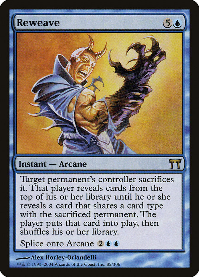 Reweave 82/306 (Champions of Kamigawa)  - Foil | Chromatic Games