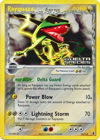 Rayquaza (13/113) (Delta Species) (Stamped) [EX: Delta Species] | Chromatic Games