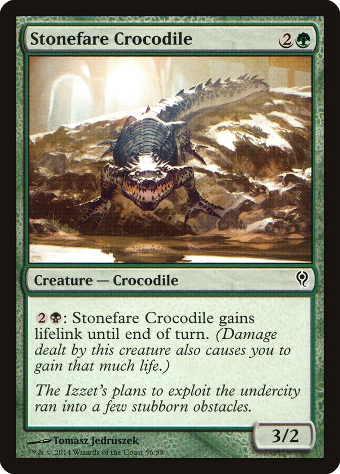 Stonefare Crocodile [Duel Decks: Jace vs. Vraska] | Chromatic Games