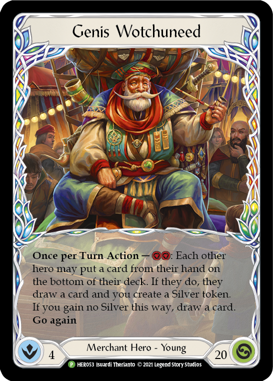 Genis Wotchuneed [HER053] (Promo)  Cold Foil | Chromatic Games