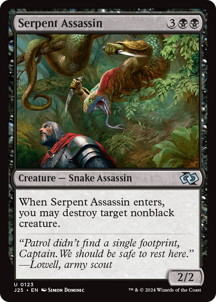 Serpent Assassin [Foundations Jumpstart] | Chromatic Games