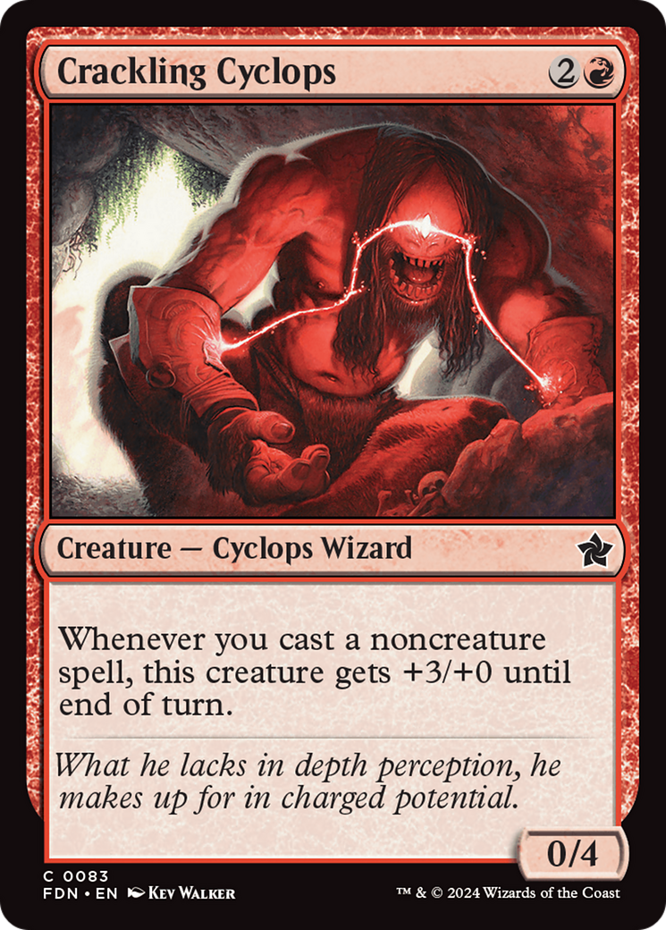 Crackling Cyclops [Foundations] | Chromatic Games