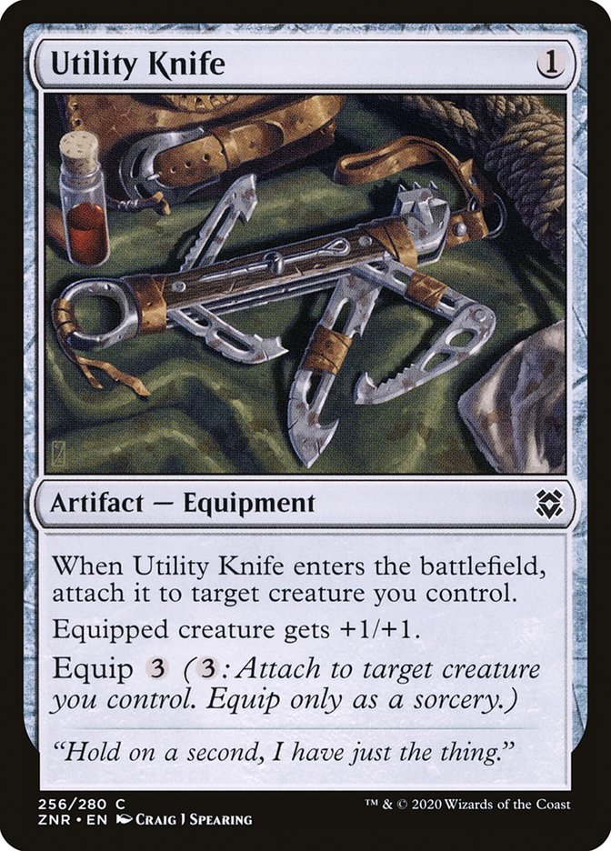 Utility Knife 256/280 (Zendikar Rising)  | Chromatic Games