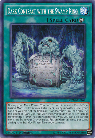 Dark Contract with the Swamp King [MP16-EN169] Common | Chromatic Games