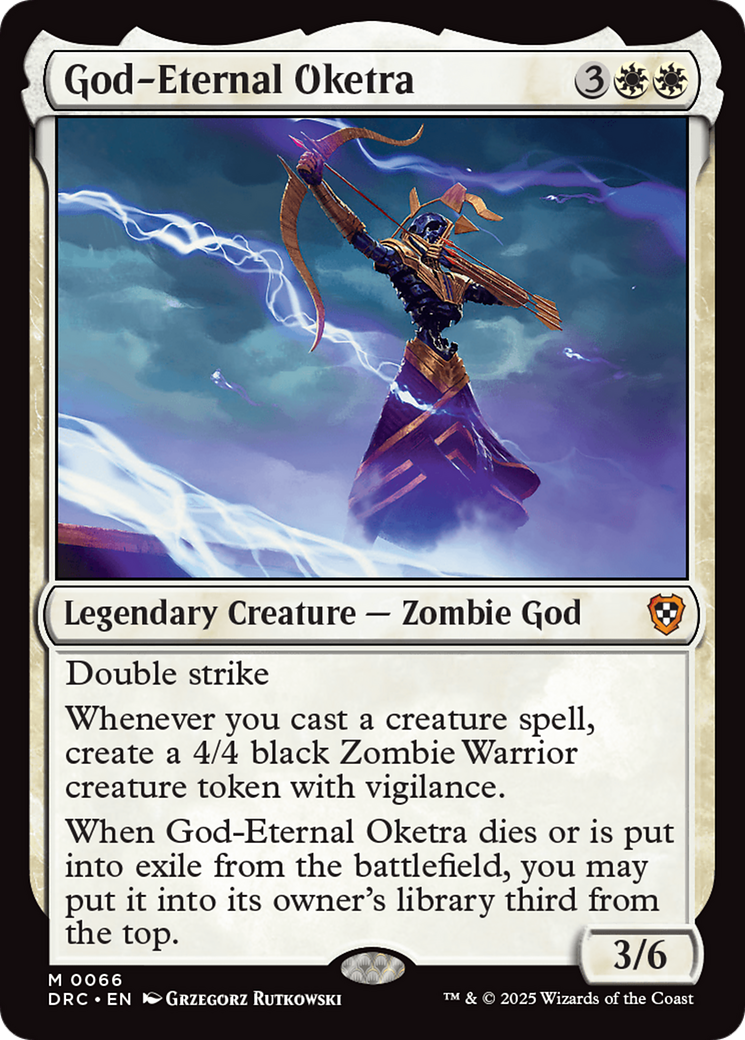 God-Eternal Oketra [Aetherdrift Commander] | Chromatic Games