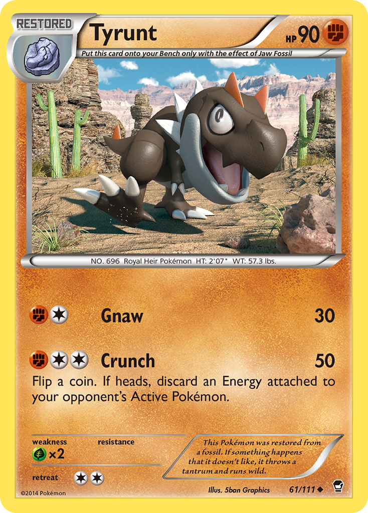 Tyrunt (61/111) [XY: Furious Fists] | Chromatic Games