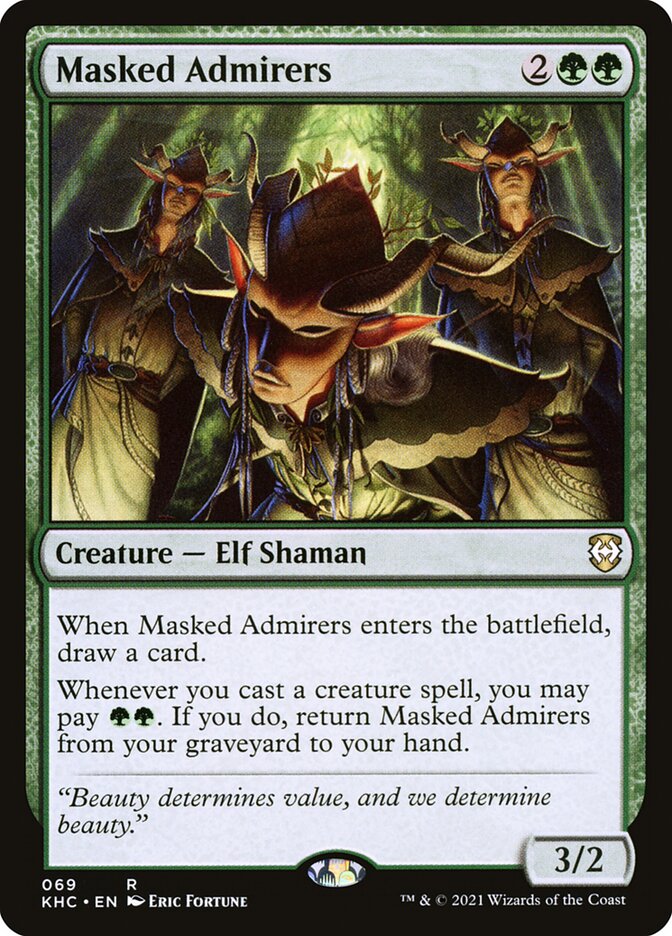 Masked Admirers 69/1 (Commander: Kaldheim)  | Chromatic Games
