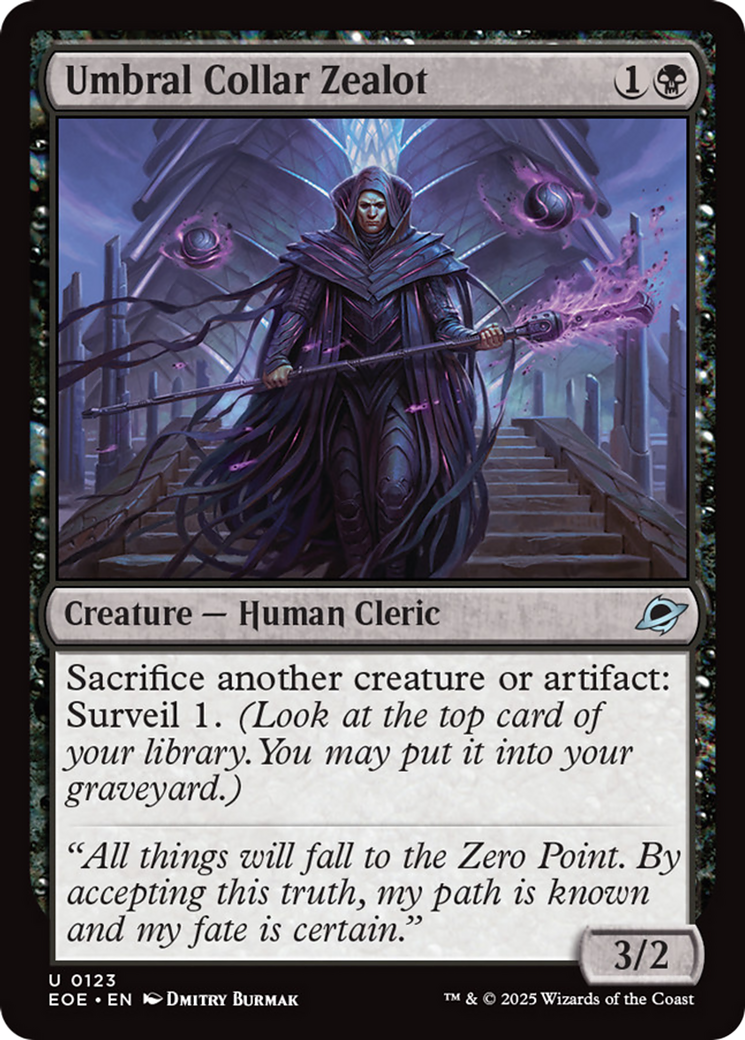 Umbral Collar Zealot [Edge of Eternities] | Chromatic Games