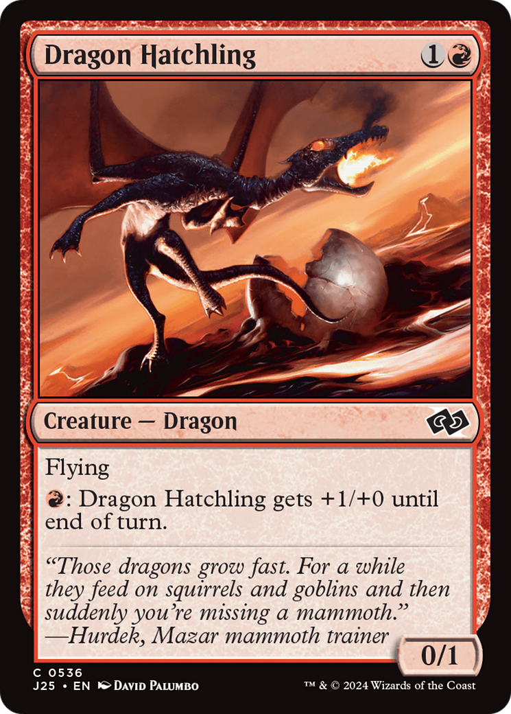 Dragon Hatchling [Foundations Jumpstart] | Chromatic Games