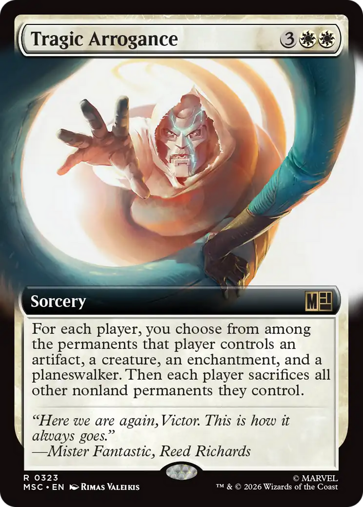 Tragic Arrogance (Extended Art) [Marvel Super Heroes Commander] | Chromatic Games