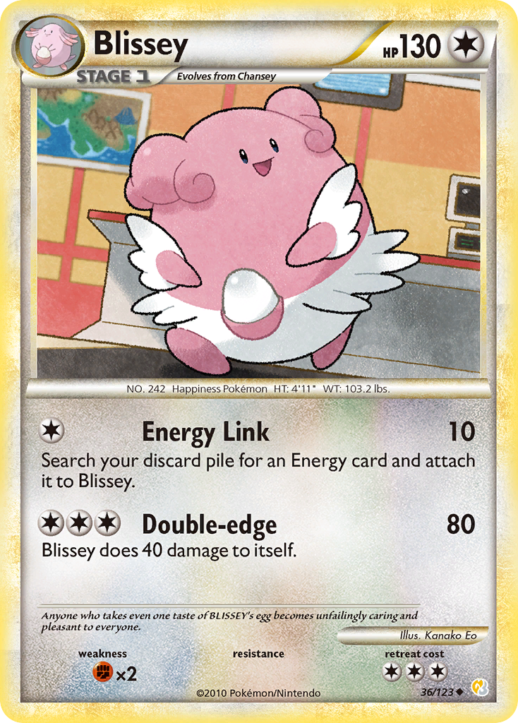 Blissey (36/123) [HeartGold & SoulSilver: Base Set] | Chromatic Games