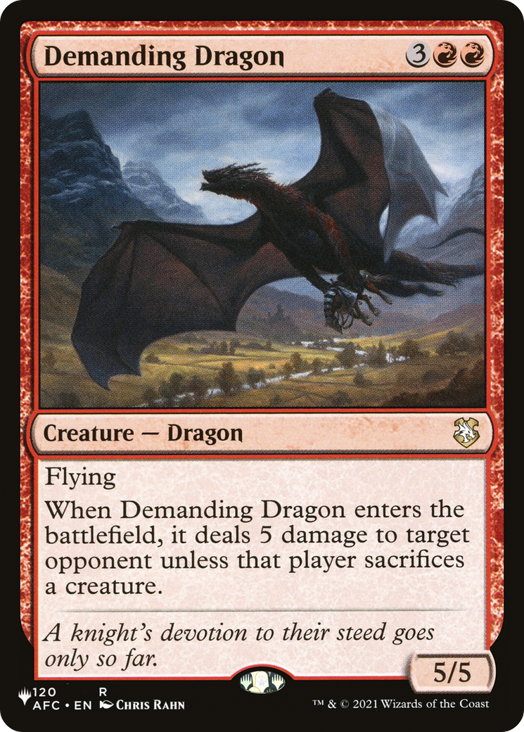 Demanding Dragon [The List] | Chromatic Games