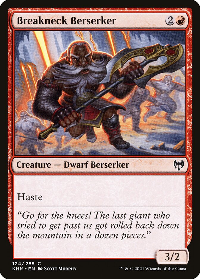 Breakneck Berserker 124/285 (Kaldheim)  | Chromatic Games