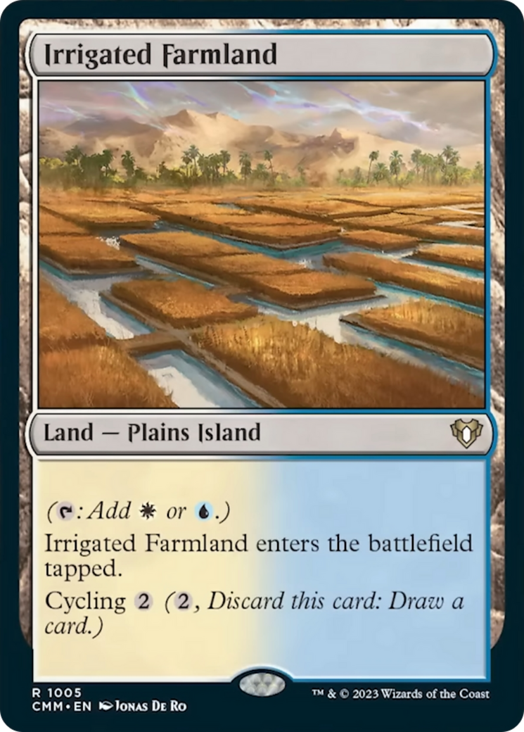 Irrigated Farmland [Commander Masters] | Chromatic Games