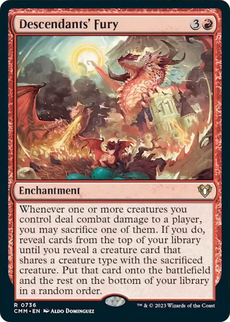 Descendants' Fury [Commander Masters] | Chromatic Games
