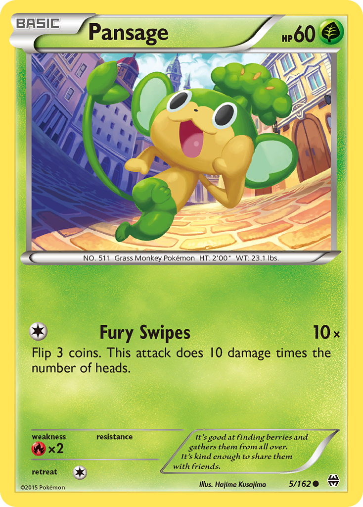 Pansage (5/162) [XY: BREAKthrough] | Chromatic Games