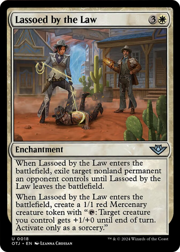 Lassoed by the Law [Outlaws of Thunder Junction] | Chromatic Games