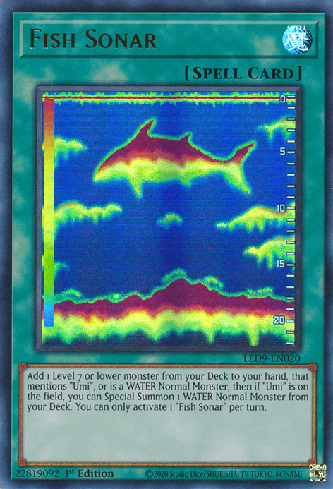 Fish Sonar [LED9-EN020] Ultra Rare | Chromatic Games