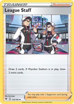 League Staff (153/185) [Sword & Shield: Vivid Voltage] | Chromatic Games