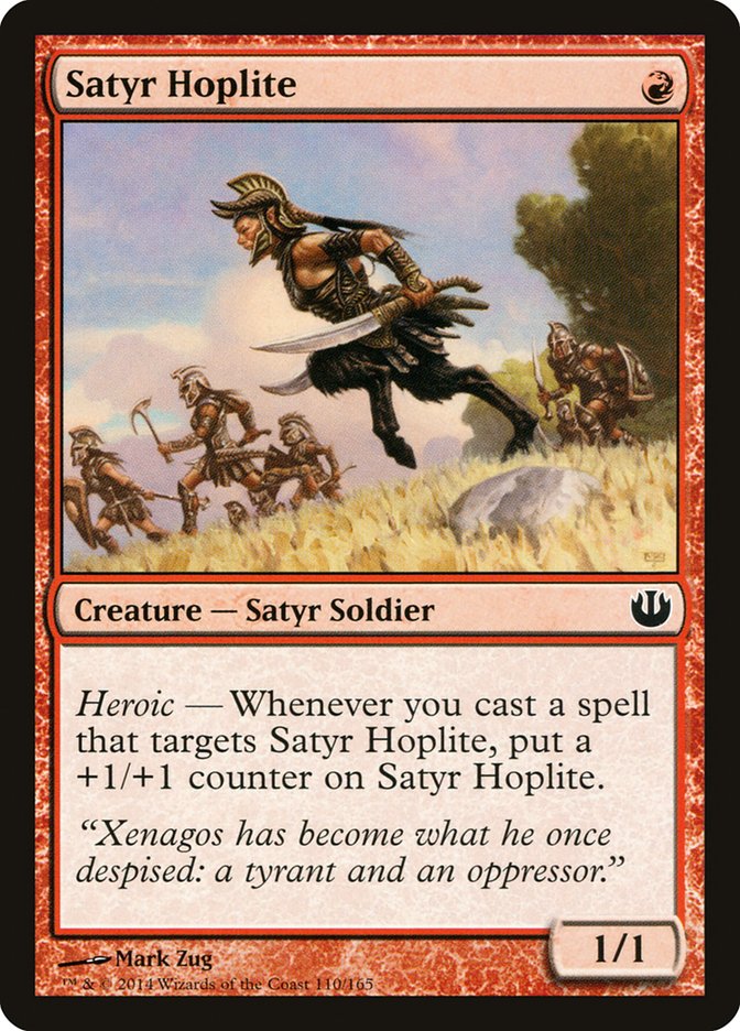 Satyr Hoplite 110 (Journey Into Nyx)  | Chromatic Games
