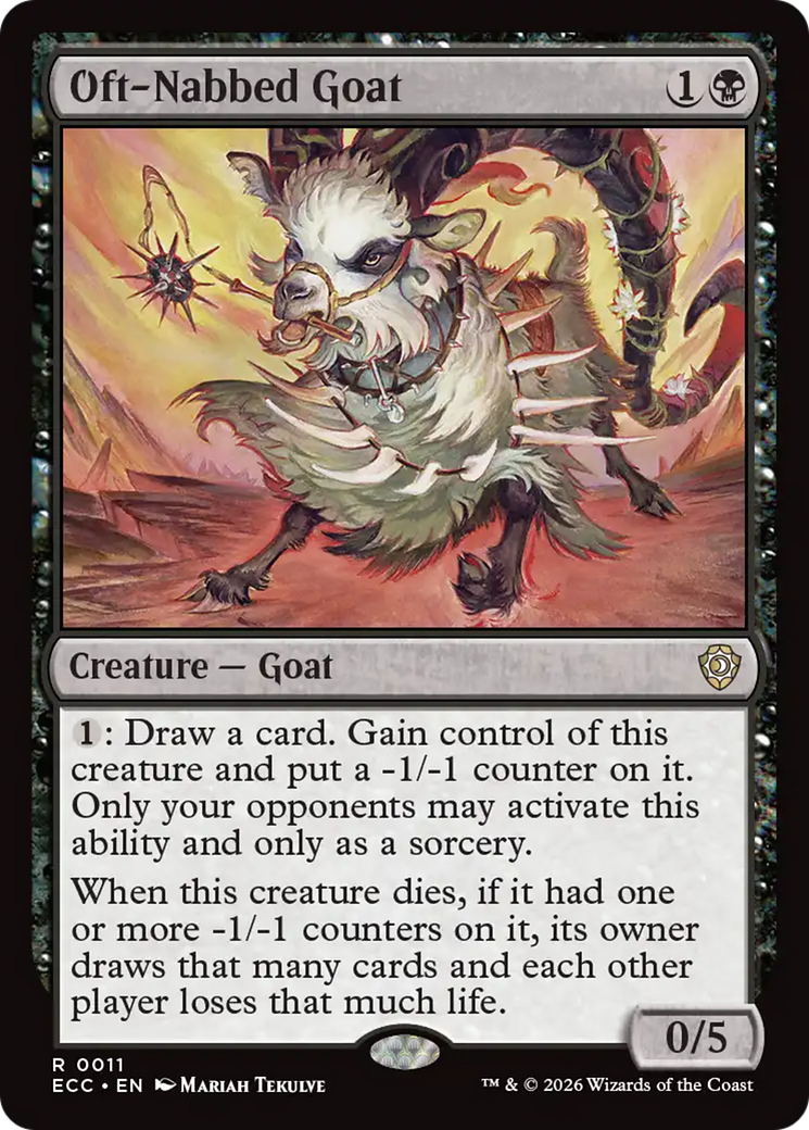 Oft-Nabbed Goat [Lorwyn Eclipsed Commander] | Chromatic Games