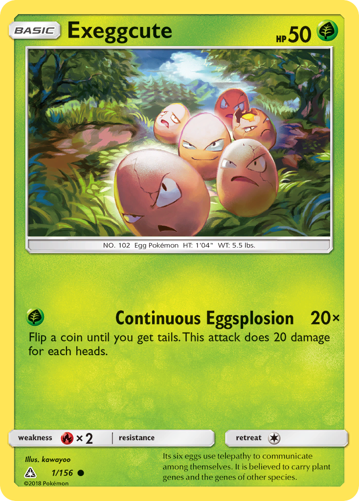 Exeggcute (1/156) [Sun & Moon: Ultra Prism] | Chromatic Games