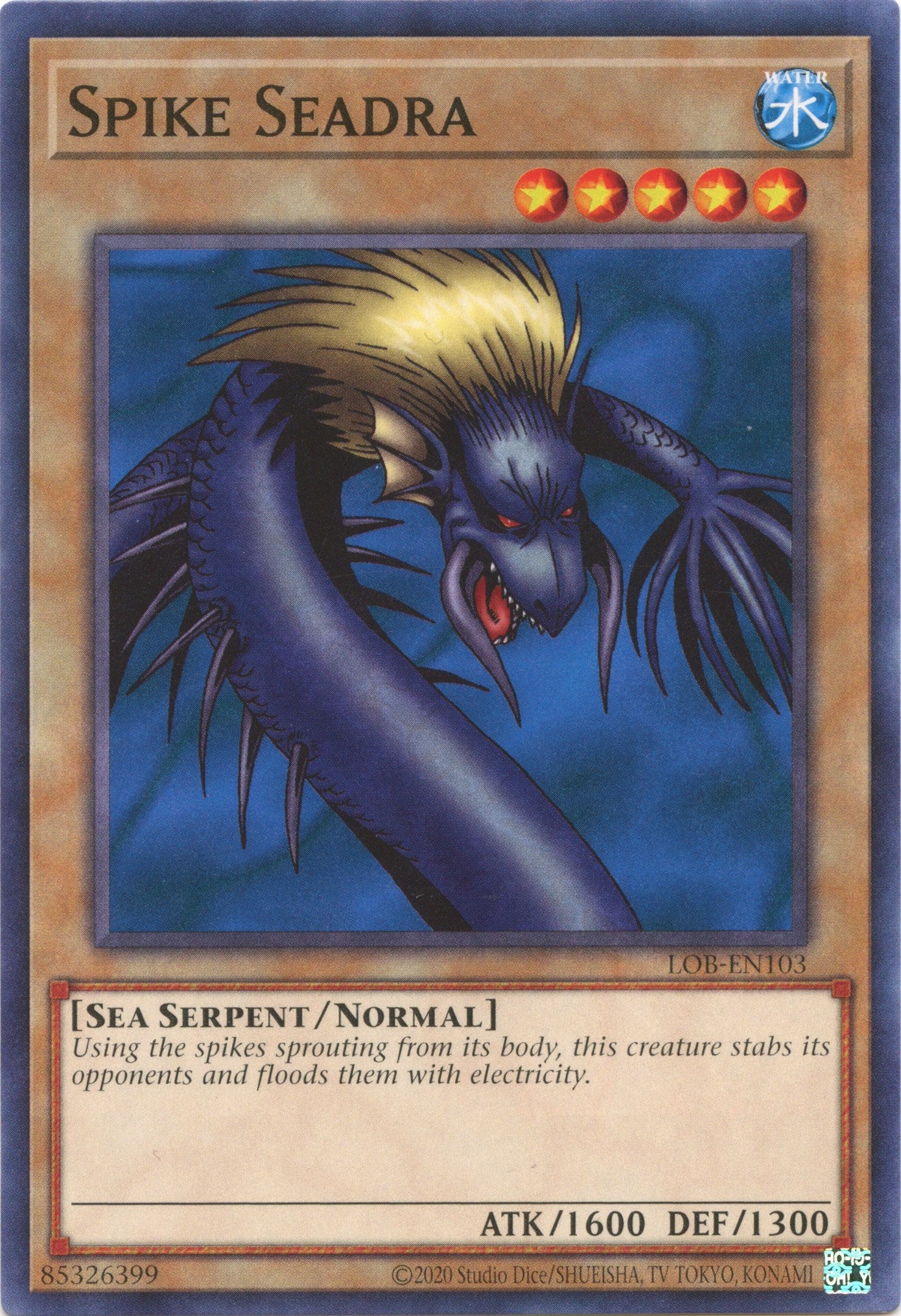 Spike Seadra (25th Anniversary) [LOB-EN103] Common | Chromatic Games