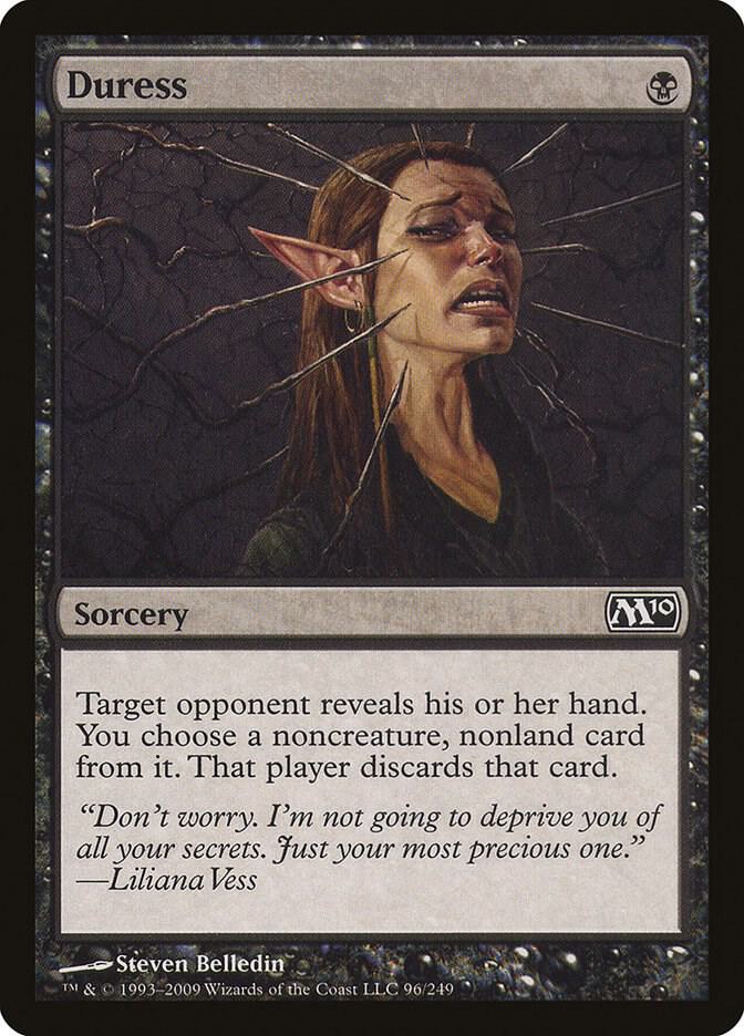 Duress 96/249 (Magic 2010 (M10))  | Chromatic Games