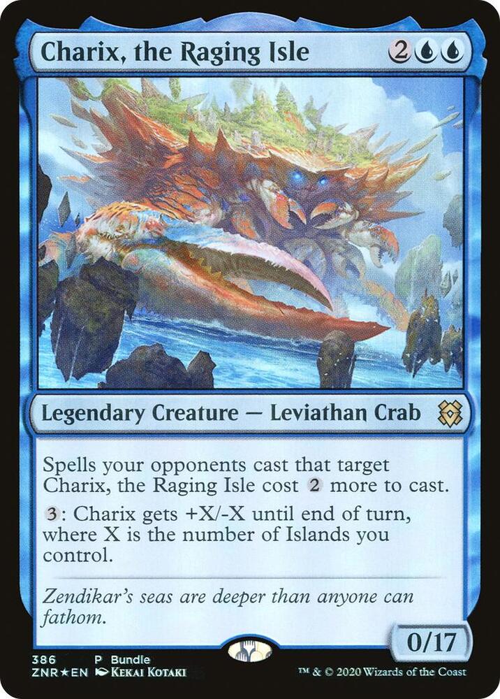 Charix the Raging Isle ZNR Bundle 386/280 (Unique and Miscellaneous Promos)  - Foil | Chromatic Games