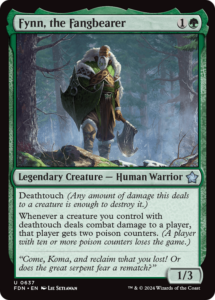 Fynn, the Fangbearer [Foundations] | Chromatic Games