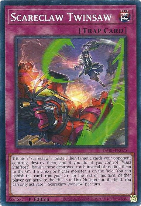 Scareclaw Twinsaw [DABL-EN075] Common | Chromatic Games