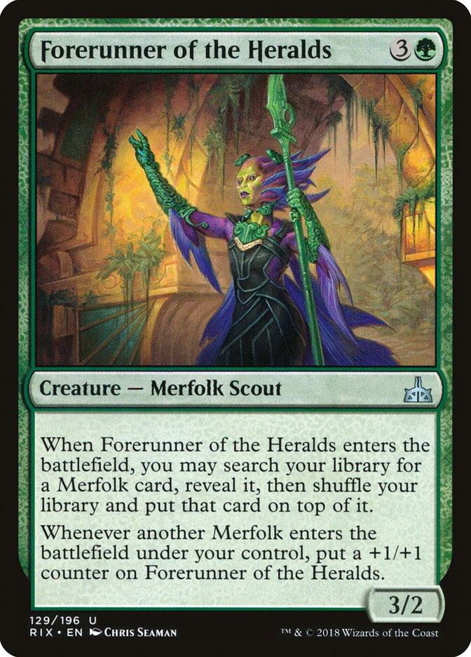 Forerunner of the Heralds 129/196 (Rivals of Ixalan)  | Chromatic Games