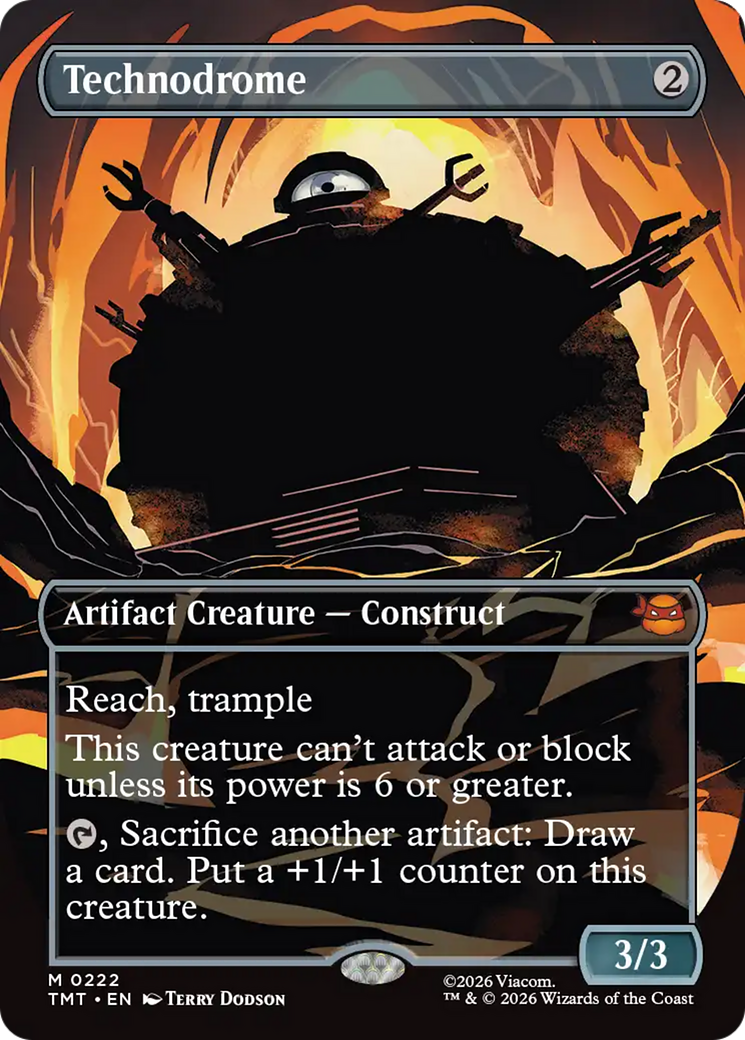 Technodrome (Borderless) [Teenage Mutant Ninja Turtles] | Chromatic Games