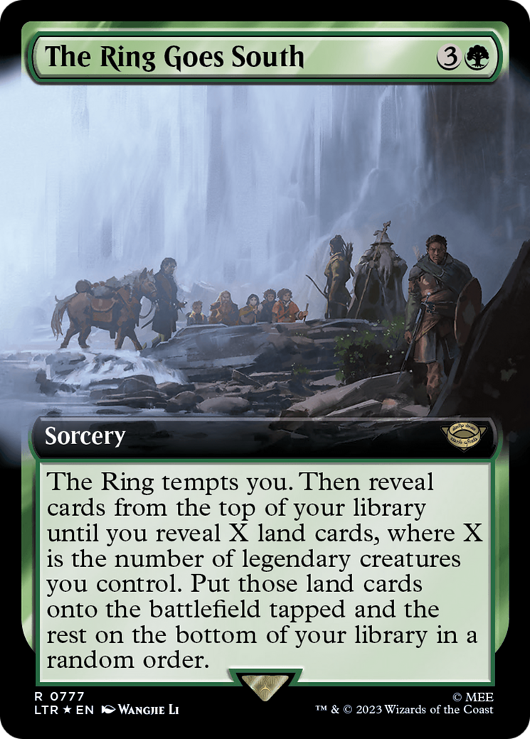 The Ring Goes South (Extended Art) (Surge Foil) [The Lord of the Rings: Tales of Middle-Earth] | Chromatic Games