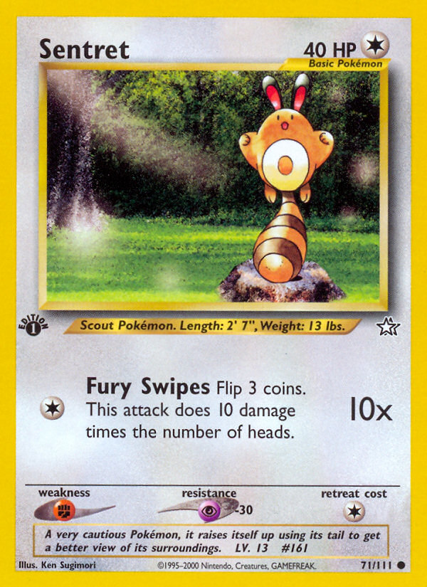 Sentret (71/111) [Neo Genesis 1st Edition] | Chromatic Games