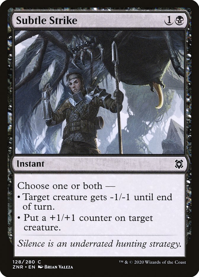 Subtle Strike 128/280 (Zendikar Rising)  - Foil | Chromatic Games