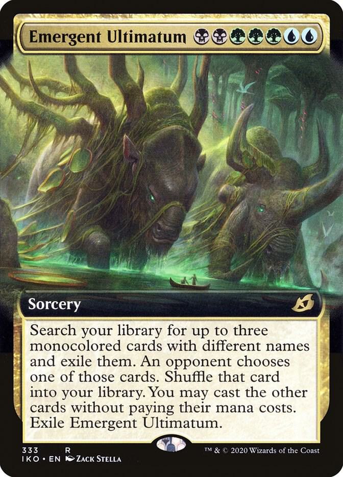 Emergent Ultimatum 333/274 (Ikoria: Lair of Behemoths)  - Extended Art | Chromatic Games