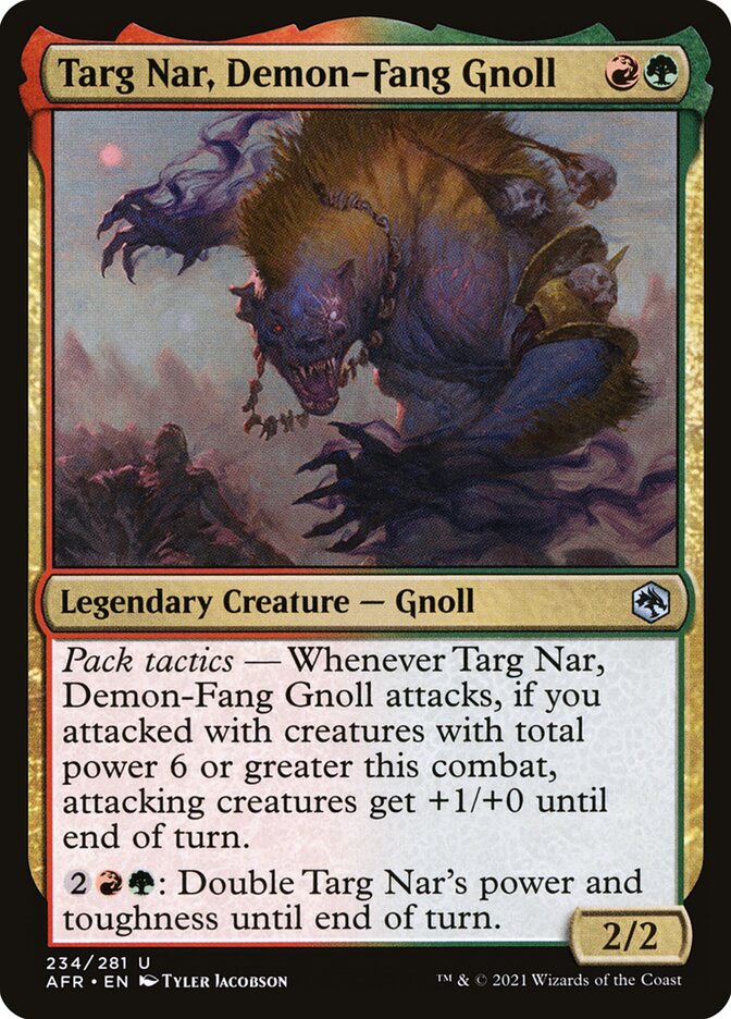 Targ Nar, Demon-Fang Gnoll 234 (Adventures in the Forgotten Realms)  | Chromatic Games