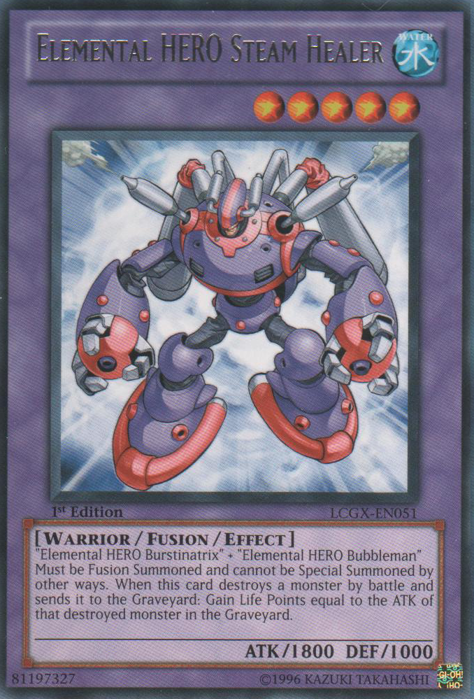 Elemental HERO Steam Healer [LCGX-EN051] Rare | Chromatic Games
