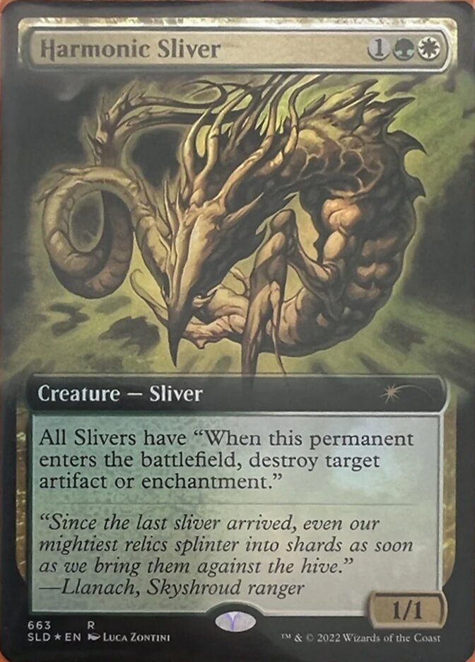 Harmonic Sliver (Extended Art) [Secret Lair Drop Promos] | Chromatic Games