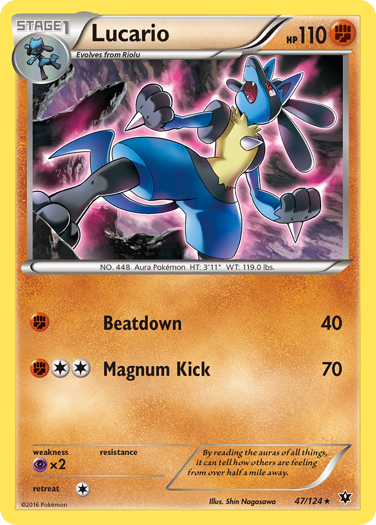 Lucario (47/124) [XY: Fates Collide] | Chromatic Games