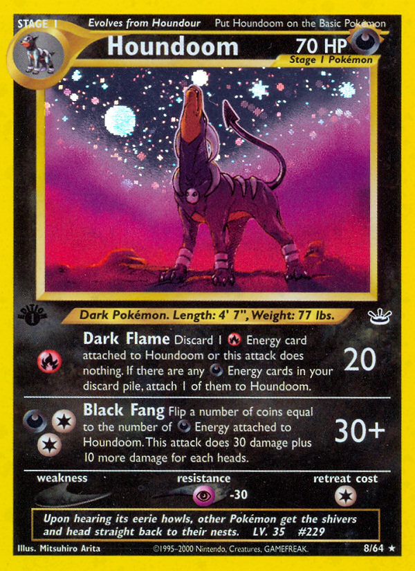 Houndoom (8/64) [Neo Revelation 1st Edition] | Chromatic Games