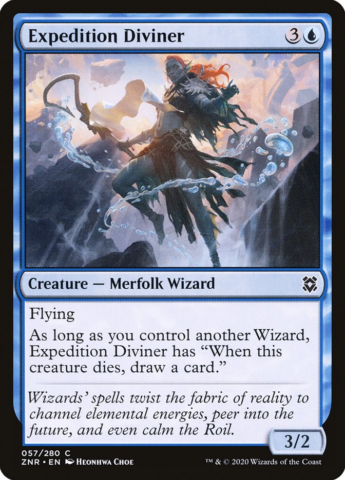 Expedition Diviner 57/280 (Zendikar Rising)  - Foil | Chromatic Games