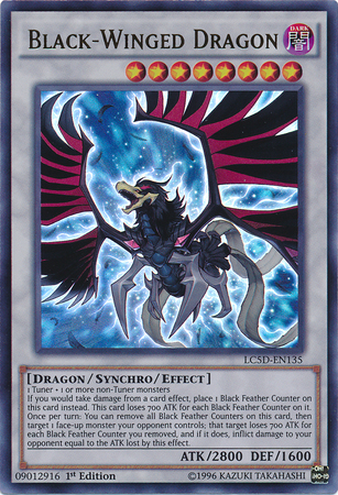 Black-Winged Dragon [LC5D-EN135] Ultra Rare | Chromatic Games