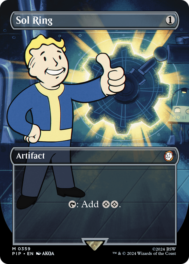 Sol Ring (Borderless) [Fallout] | Chromatic Games
