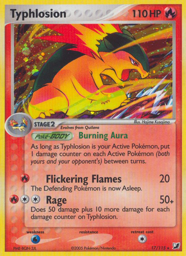 Typhlosion (17/115) [EX: Unseen Forces] | Chromatic Games